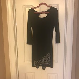 Black cocktail dress